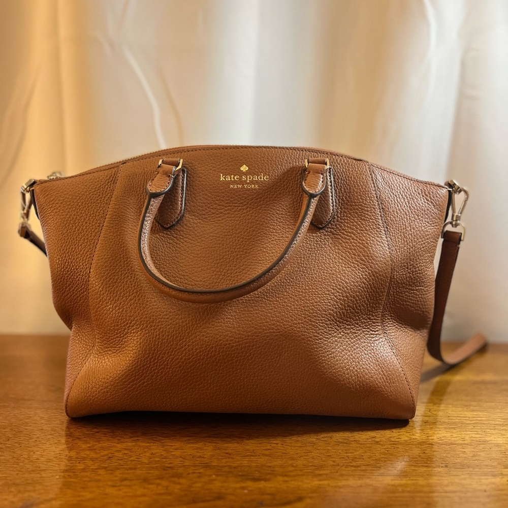 Kate Spade Parker Medium Satchel Leather Bag